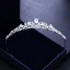 Classic Silver Tiara 2018 Metal Rhinestone Wedding Accessories
