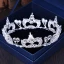 Fine Sølv Rhinestone Metall Tiara 2018 Bryllup Tilbehør