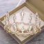 Luxury / Gorgeous Gold Metal Tiara 2018 Beading Crystal Rhinestone Wedding Accessories
