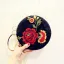 Chic / Beautiful Black Lace Embroidered Clutch Bags 2018