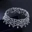 Luxury / Gorgeous Silver Rhinestone Tiara 2018 Metal Accessories