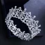 Luxury / Gorgeous Silver Rhinestone Tiara 2018 Metal Accessories