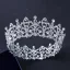 Luxury / Gorgeous Silver Rhinestone Tiara 2018 Metal Accessories