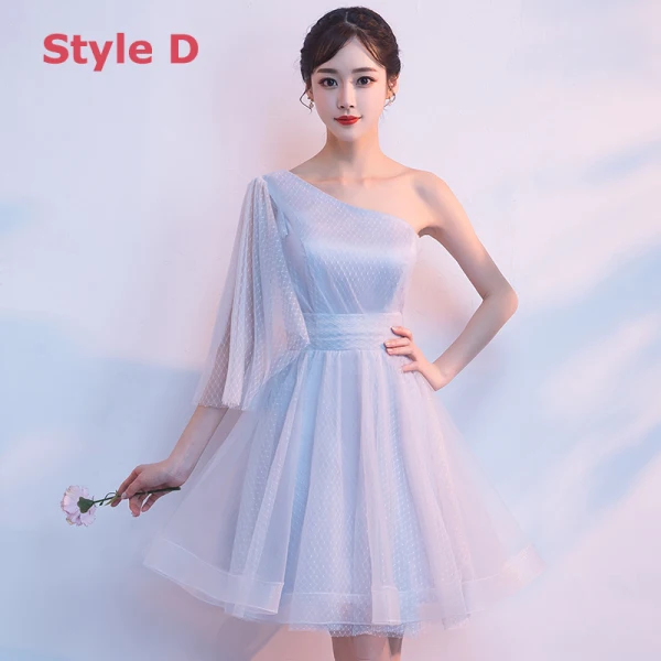 Discount Silver Summer Bridesmaid Dresses 2018 A-Line / Princess Short Ruffle Backless Wedding Party Dresses