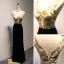 Sexy Royal Blue See-through Suede Evening Dresses  2018 Trumpet / Mermaid V-Neck Sleeveless Gold Sequins Rhinestone Floor-Length / Long Backless Formal Dresses