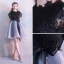Modern / Fashion Black Homecoming Graduation Dresses 2017 A-Line / Princess Scoop Neck Short Sleeve Sash Short Ruffle Formal Dresses