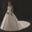 Modest / Simple Ivory Wedding Dresses 2018 Ball Gown Strapless Sleeveless Backless Royal Train Ruffle