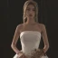 Modest / Simple Ivory Wedding Dresses 2018 Ball Gown Strapless Sleeveless Backless Royal Train Ruffle