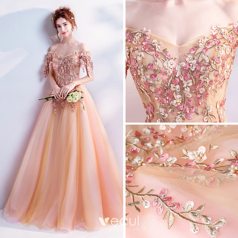 Beautiful Orange Prom Dresses