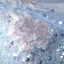 Chic / Belle Bleu Ciel Robe De Bal 2018 Princesse De l'épaule Manches Courtes Appliques En Dentelle Paillettes Perle Cristal Chapel Train Volants Dos Nu Robe De Ceremonie