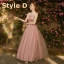 Chic / Belle Perle Rose Robe Demoiselle D'honneur 2018 Princesse Appliques Percé En Dentelle Longue Volants Dos Nu Robe Pour Mariage