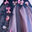 Chic / Beautiful Navy Blue Prom Dresses 2018 A-Line / Princess V-Neck Sleeveless Appliques Lace Pearl Floor-Length / Long Ruffle Backless Formal Dresses
