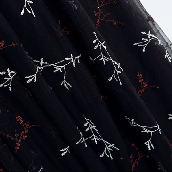 Modern / Fashion Black Prom Dresses 2018 A-Line / Princess Amazing / Unique Off-The-Shoulder Short Sleeve Embroidered Floor-Length / Long Backless Formal Dresses