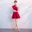 Chic / Beautiful Red Homecoming Graduation Dresses 2018 A-Line / Princess Halter Strapless Sleeveless Short Ruffle Formal Dresses