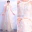 Chic / Belle Champagne Robe De Soirée 2018 Princesse Bustier 1/2 Manches Glitter Paillettes Longue Volants Robe De Ceremonie