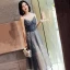 Modest / Simple Dark Green Summer Homecoming Graduation Dresses 2018 A-Line / Princess Spaghetti Straps Sleeveless Tea-length Ruffle Backless Formal Dresses