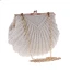 Luxury / Gorgeous White Beading Pearl Metal Clutch Bags 2018