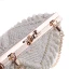 Luxury / Gorgeous White Beading Pearl Metal Clutch Bags 2018