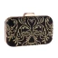 Vintage / Retro Black Embroidered Metal Clutch Bags 2018