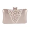 Chic / Beautiful Gold Beading Pearl Rhinestone Metal Clutch Bags 2018