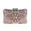 Luxury / Gorgeous Silver Sequins Beading Pearl Rhinestone Metal Clutch Bags 2018