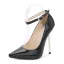Chic / Beautiful Gold Evening Party Pumps 2023 Ankle Strap 13 cm Stiletto Heels Pointed Toe Pumps High Heels