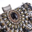 Luxury / Gorgeous Navy Blue Rhinestone Beading Pearl Metal Clutch Bags 2018