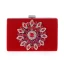 Chic / Beautiful Red Rhinestone Metal Clutch Bags 2018