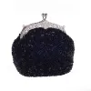 Bling Bling Royal Blue Sequins Beading Metal Clutch Bags 2018