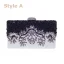 Chic / Belle Ivoire Perlage Perle Faux Diamant Métal Pochette 2018