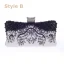 Chic / Belle Ivoire Perlage Perle Faux Diamant Métal Pochette 2018