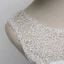 Chic / Beautiful Outdoor / Garden White Wedding Dresses 2017 A-Line / Princess Scoop Neck Sleeveless Pearl Pierced Backless Sweep Train Cascading Ruffles
