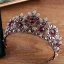 Vintage / Originale Baroque Bordeaux Perle Faux Diamant Alliage Mariage Accessoire Cheveux Mariage 2023