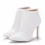 Elegant White Pearl Lace Flower Wedding Womens Boots 2025 11 cm Stiletto Heels Pointed Toe Wedding Shoes