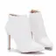 Elegant White Pearl Lace Flower Wedding Womens Boots 2025 11 cm Stiletto Heels Pointed Toe Wedding Shoes