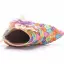 Eye-catching Multi-Colors Lace Flower Appliques Prom Womens Boots 2025 11 cm Stiletto Heels Pointed Toe Boots