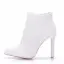 Elegant White Pearl Lace Flower Wedding Womens Boots 2025 11 cm Stiletto Heels Pointed Toe Wedding Shoes