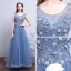 Chic / Beautiful Candy Pink Evening Dresses  2017 A-Line / Princess Scoop Neck Sleeveless Appliques Flower Pearl Floor-Length / Long Ruffle Pierced Backless Formal Dresses
