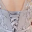Elegant Grey Evening Dresses  2017 A-Line / Princess Scoop Neck 1/2 Sleeves Appliques Lace Sash Floor-Length / Long Ruffle Pierced Backless Formal Dresses