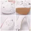 Sexy White Pearl Rhinestone Lace Flower Wedding Shoes 2023 14 cm Stiletto Heels Round Toe Wedding Pumps High Heels