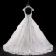 Vintage White Wedding Dresses 2017 Ball Gown Pierced High Neck Sleeveless Backless Appliques Lace Beading Rhinestone Crystal Cathedral Train