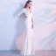 Modern / Fashion Black Evening Dresses  2017 Trumpet / Mermaid V-Neck 3/4 Sleeve Pierced Floor-Length / Long Backless Formal Dresses