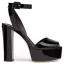 Unique Or Rose Cocktail Sandales Femme 2022 Bride Cheville 12 cm Talons Épais Peep Toes / Bout Ouvert Sandales Talons Hauts