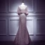 Elegant Blushing Pink Evening Dresses  2017 Trumpet / Mermaid Scoop Neck 1/2 Sleeves Appliques Lace Pearl Rhinestone Court Train Formal Dresses