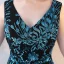 Amazing / Unique Black Ocean Blue Evening Dresses  2017 Trumpet / Mermaid V-Neck Sleeveless Sequins Floor-Length / Long Backless Formal Dresses