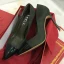 Enkla Burgundy Kontors OL Mocka Pumps 2020 10 cm Stilettklackar Spetsiga Pumps