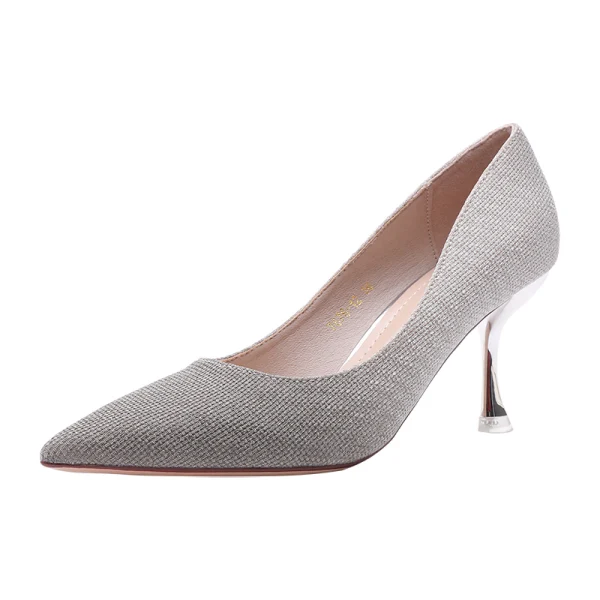 Schön Farbverlauf Rosa Brautschuhe 2020 Pailletten 7 cm Stilettos Spitzschuh Hochzeit Pumps