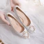 Charming Silver Lace Wedding Shoes 2020 Pearl Rhinestone 10 cm Stiletto Heels Pointed Toe Wedding Pumps