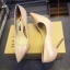Schöne Beige Freizeit Pumps 2020 Lackleder 8 cm Stilettos Spitzschuh Pumps