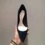 Enkel Elfenben Kontor OL Pumps 2020 Patent Lær 7 cm Stiletthæler Spisse Pumps